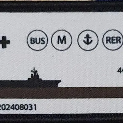 Charles de Gaulle - JO 2024 - Ticket de métro