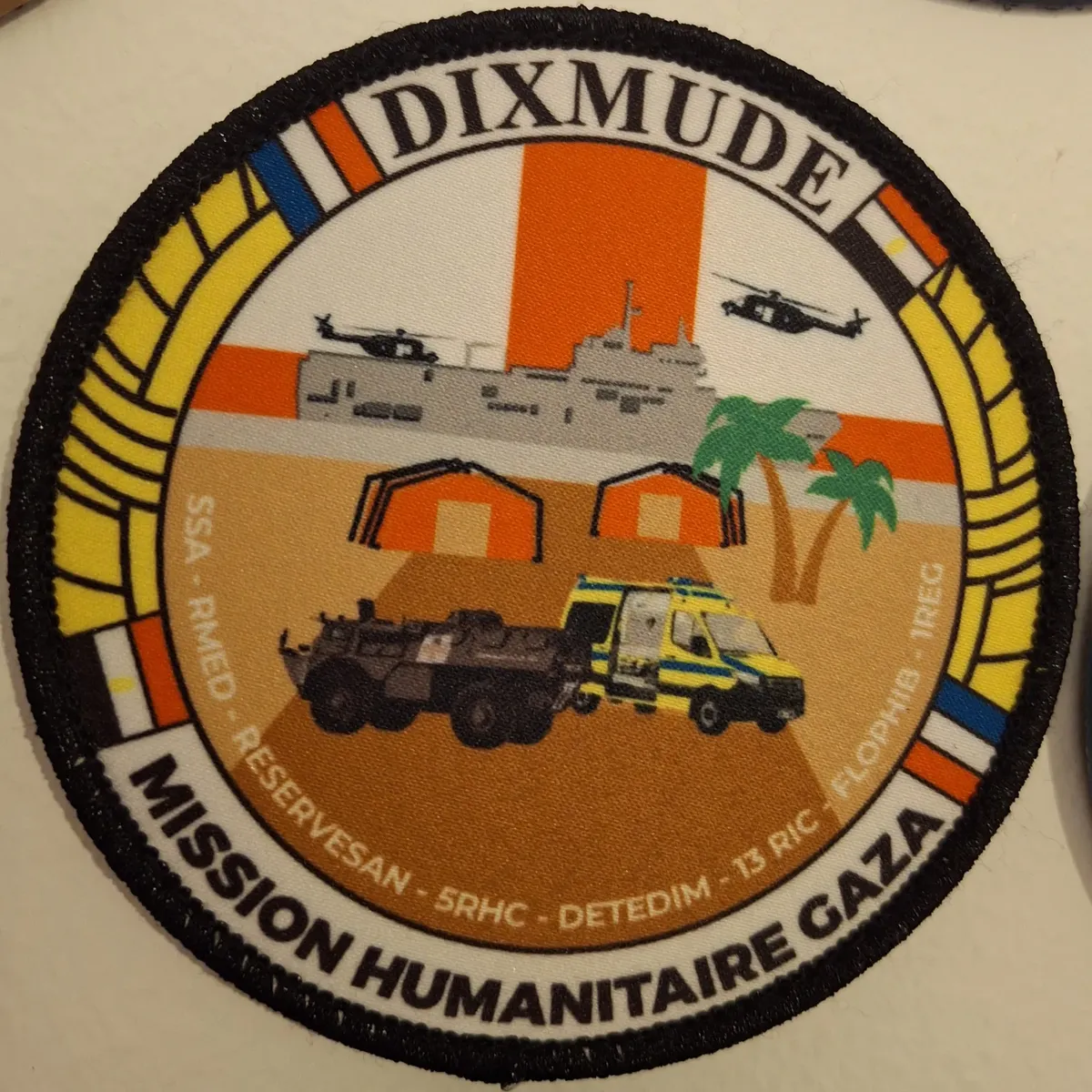 PHA Dixmude - mission humanitaire Gaza