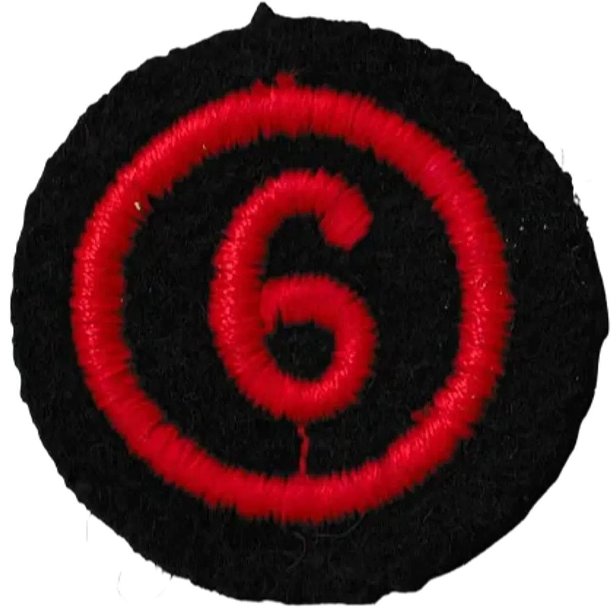 6ème Régiment de Cuirassiers - Ecusson de calot