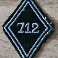 Losange 712eme CT / Modèle Troupe 