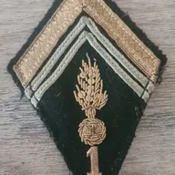 Losange HR précoce type cerf volant / 2 soutaches / Modèle cannetille