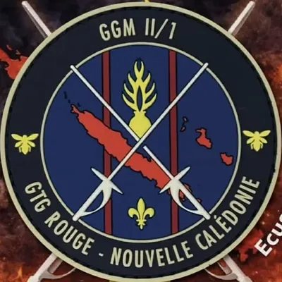 GGM II/1 Maisons-Alfort - GTG Rouge - Nouvelle-Calédonie 