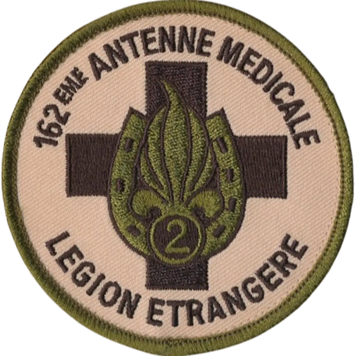 SSA : Antenne Médicale 162 (Nîmes) Type III (Flammes pleines)