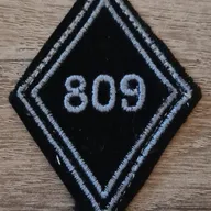 Losange 809eme GRET / Modèle Troupe 