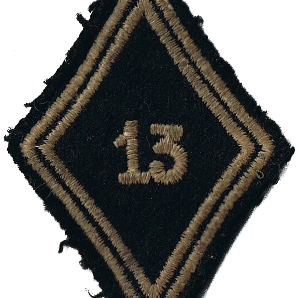 Losange de bras du 13ème Régiment de Dragons Parachutistes - Modèle troupe