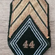 Losange 44eme BT / 3 soutaches / Modèle Cannetille / Sergent Chef 