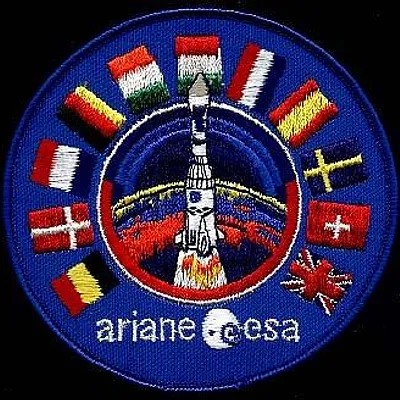 ESA Ariane 11 drapeaux
