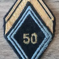 Losange 50eme RT / Modèle Cadre / Sergent Engagé 