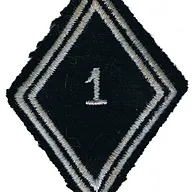 Losange de bras du 1er Régiment de Dragons - Modèle Troupe