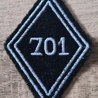 Losange 701eme CET / Modèle Troupe 