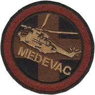 SSA : Equipes MedEvac croix marron