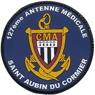 SSA : Antenne Médicale 127 (La Lande D'ouée) PVC jaune vif