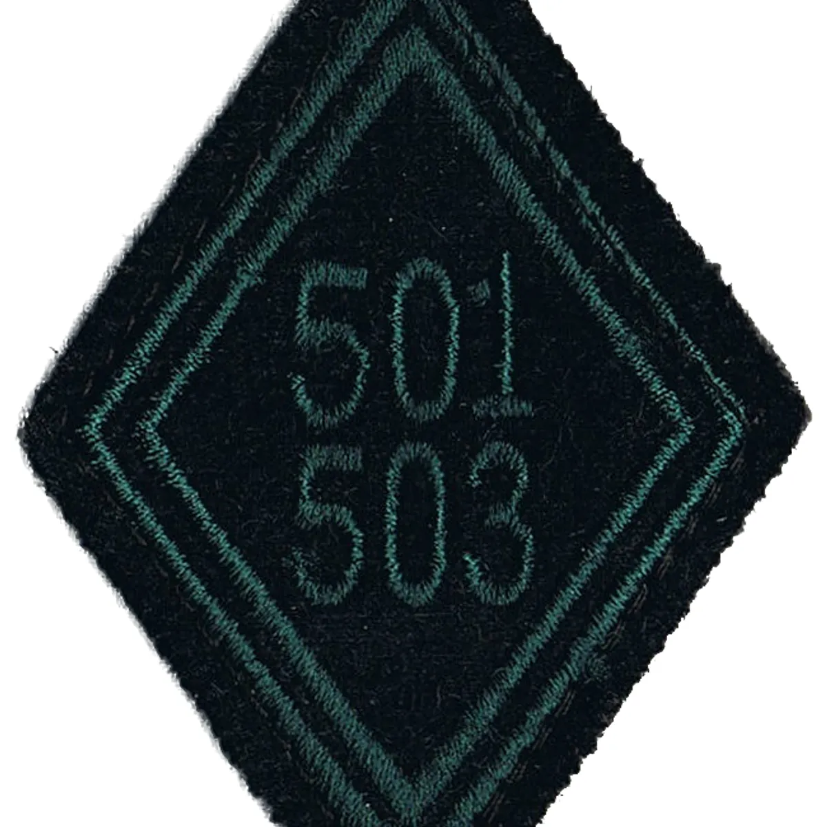 Losange de bras du 501ème-503ème Régiment de Chars de Combat - Modèle Troupe
