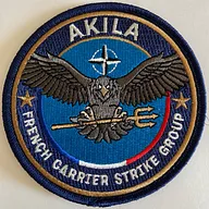 AKILA French Carrier Strike Group Brodé