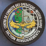 Centre de conduite des opérations - Mission Harpie - Section renseignements