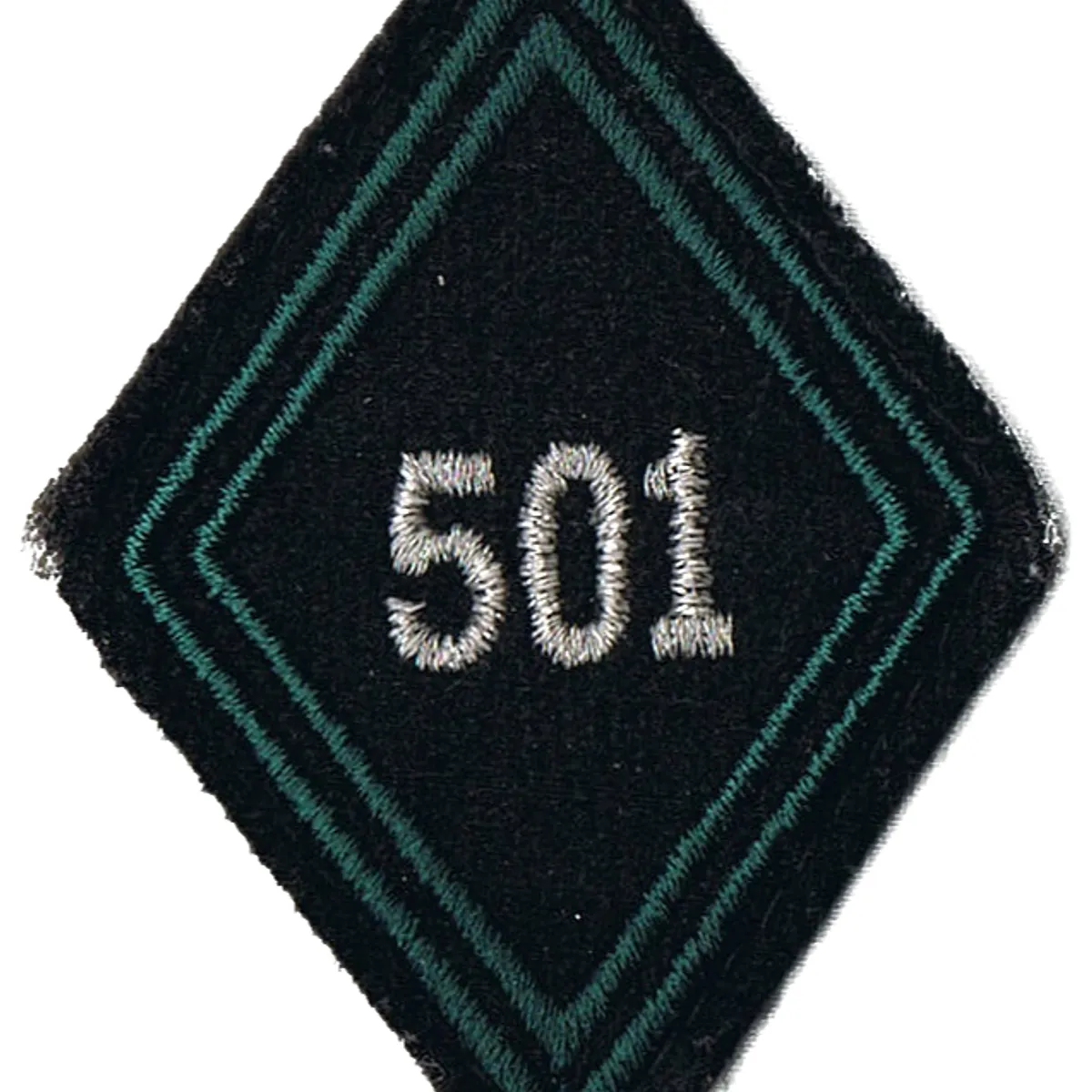 Losange de bras du 501ème Régiment de Chars de Combat - Modèle Cadre