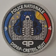 Ecusson Tissu BPS Nuit Créteil