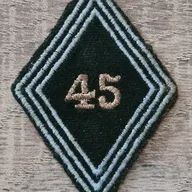 Losange 45eme BT / 3 soutaches / Modèle Cadre 