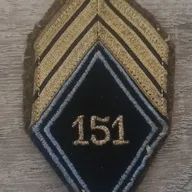 Losange 151eme CT / Modèle Cadre / Sergent Chef 