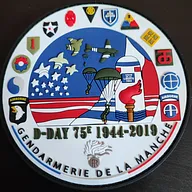 Commémoration du débarquement 75ème anniversaire Gendarmerie de la Manche