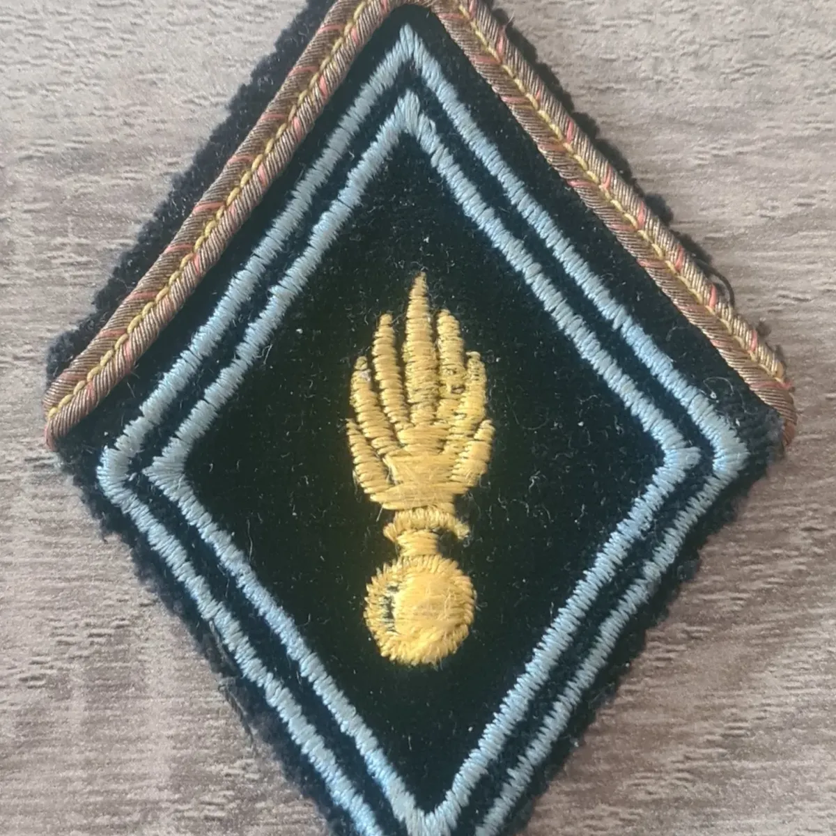 Losange HR / 2 soutaches / Modèle cadre école / VSL