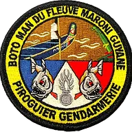 Piroguier Gendarmerie Guyane