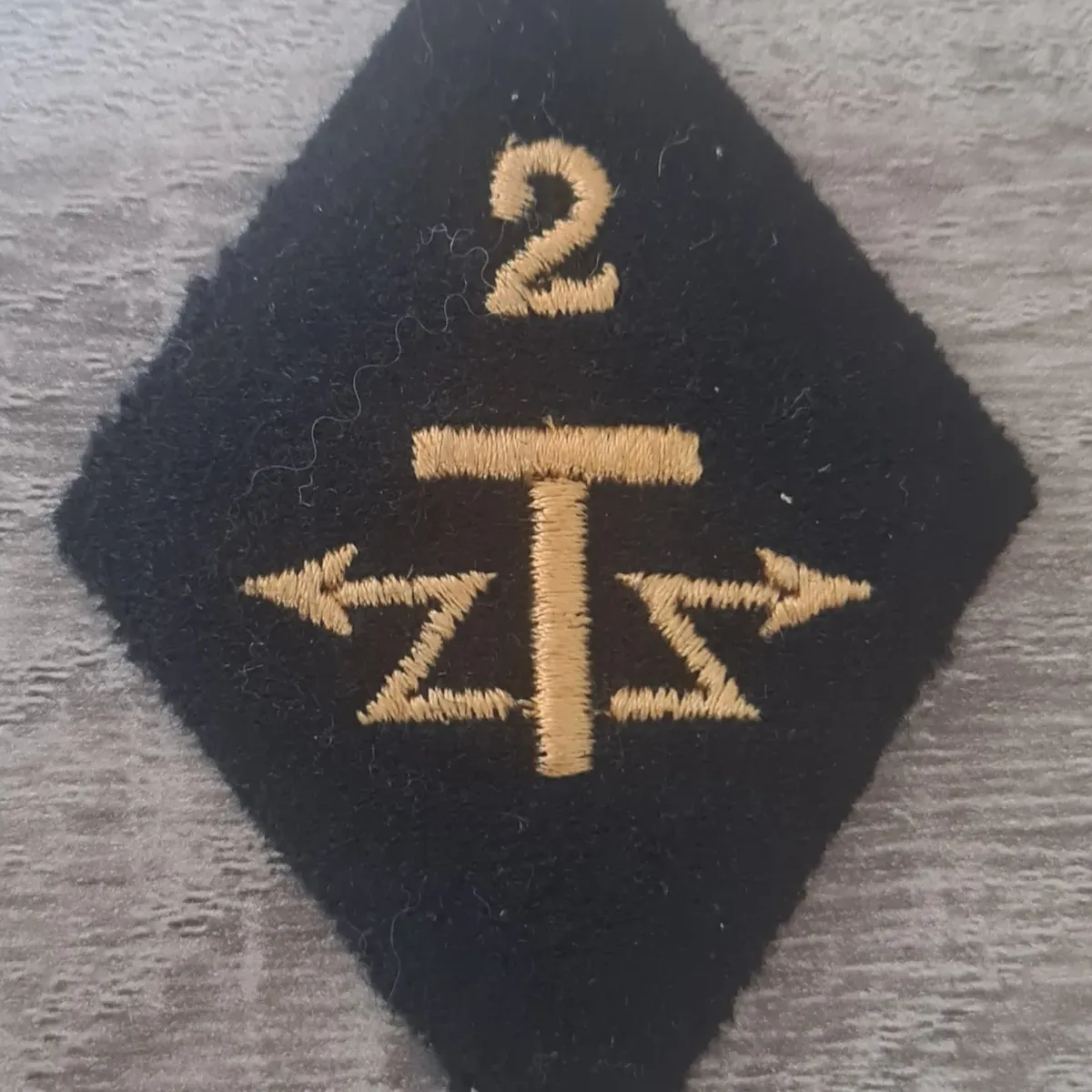 Losange 2eme GRET / Modèle Cadre en drap