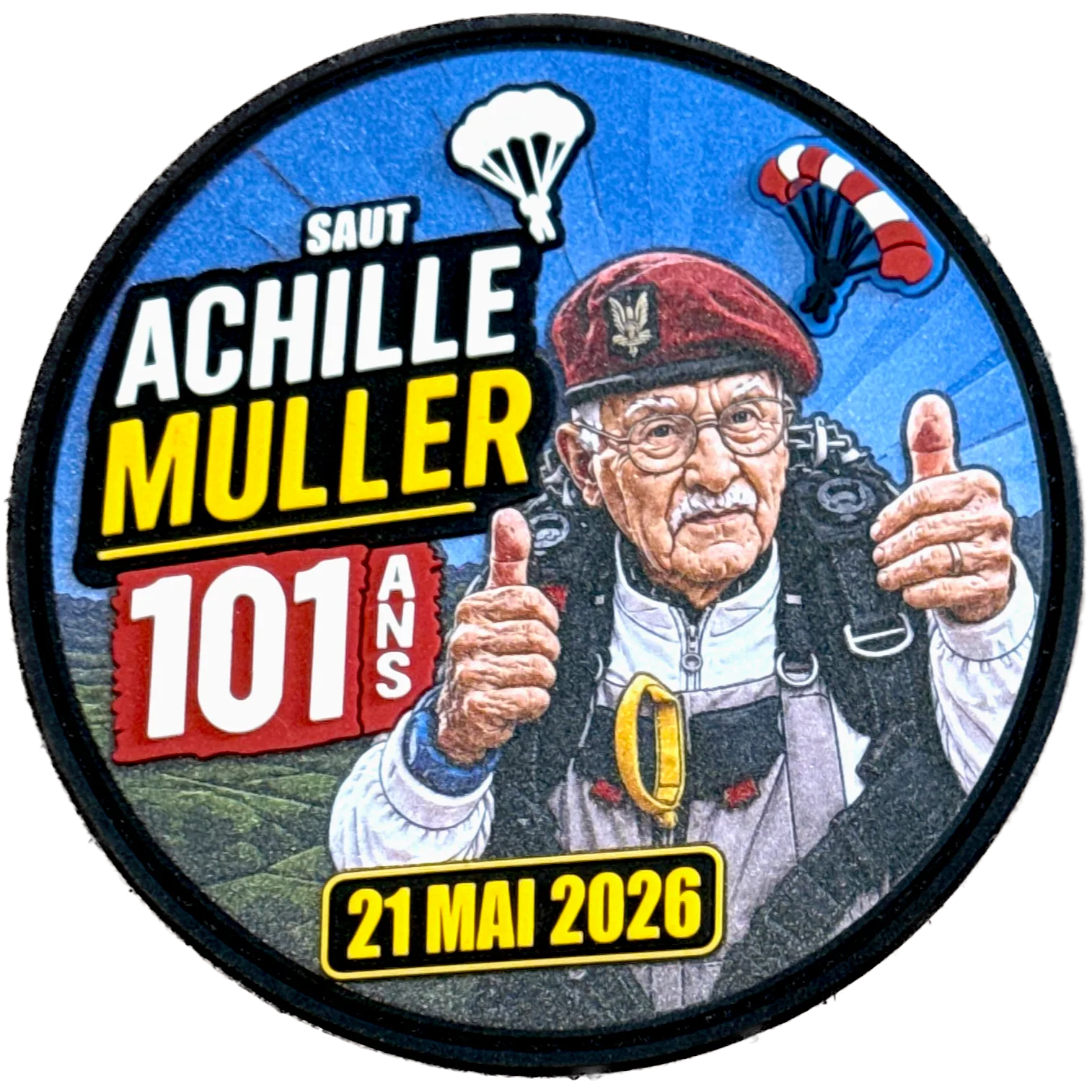 Saut d'Achille Muller 101 ans