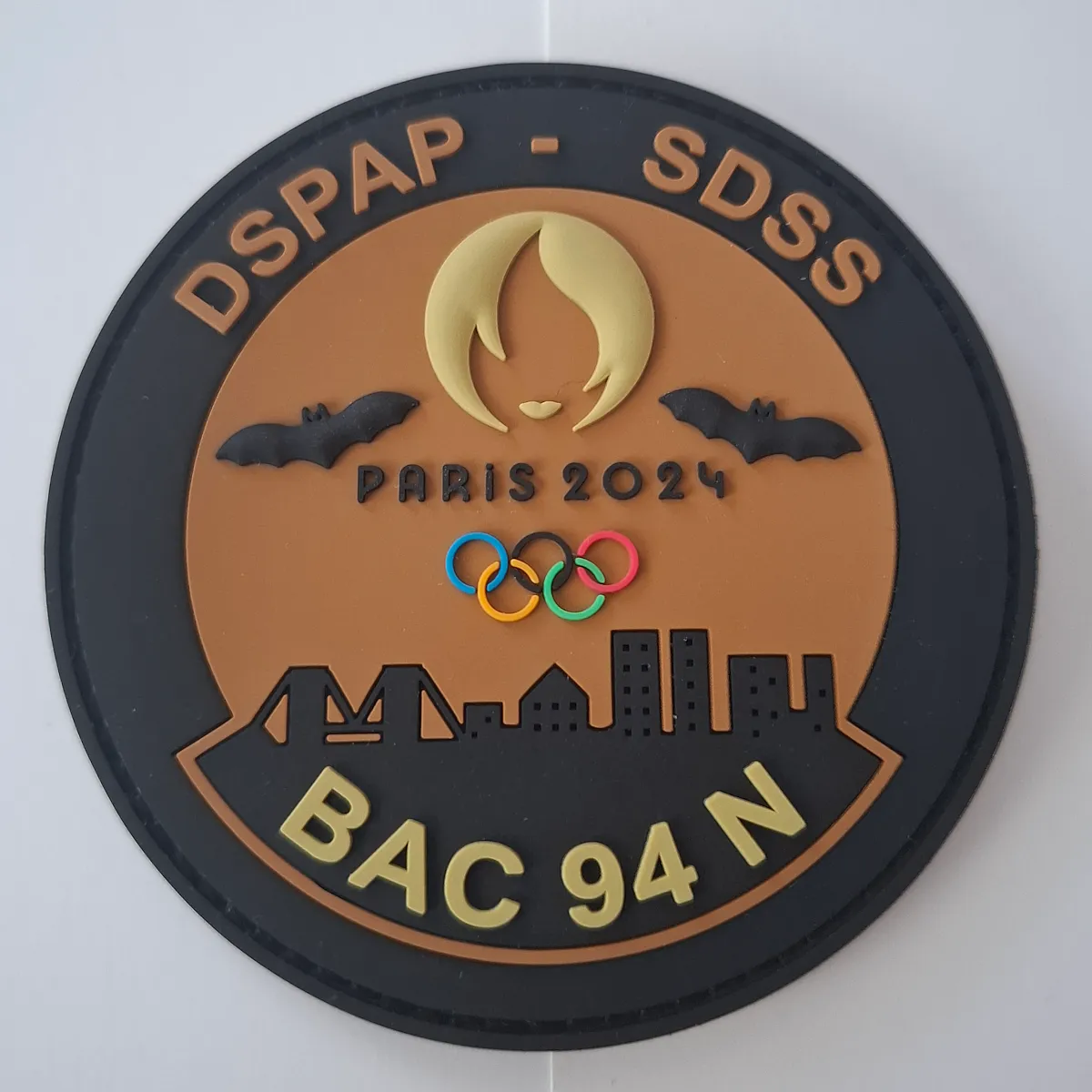 Ecusson PVC Bac 94n JO Paris 2024