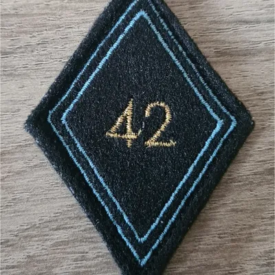 Losange 42eme RT / Modèle Cadre 