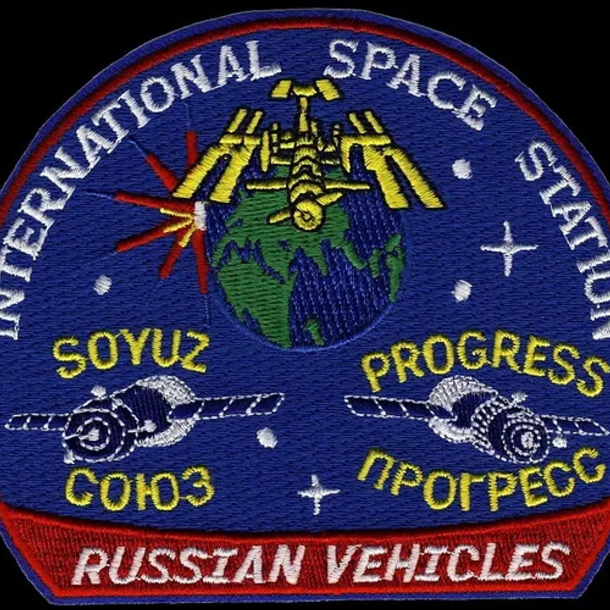 hommage aux vaisseaux russes desservant la station ISS