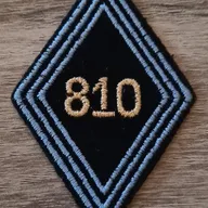 Losange 810eme GRET / 3 soutaches / Modèle Cadre 
