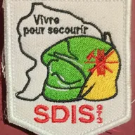 SDIS  973 - casque vert clair - 1