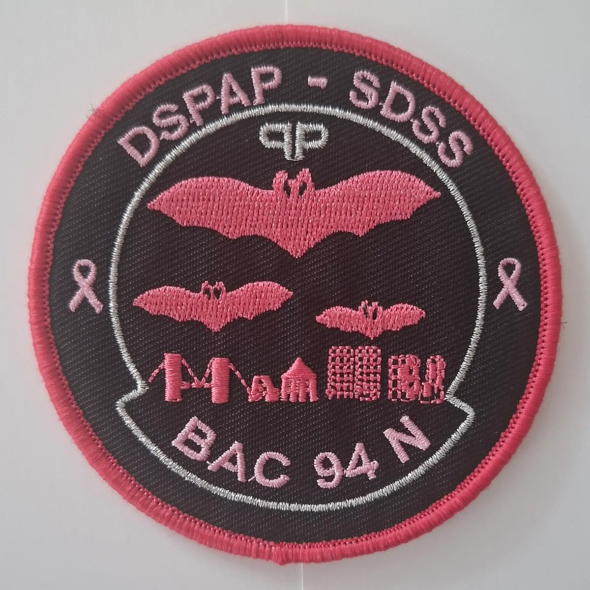 Ecusson Tissu Bac 94n Octobre Rose 2025