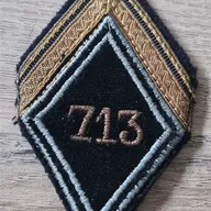 Losange 713eme CT / Modèle Cadre / Sergent Engagé 