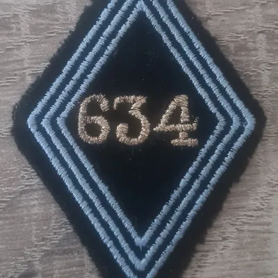 Losange 634eme CCH / 3 Soutaches / Modèle Cadre 
