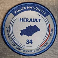 Ecusson DIPN 34 (Hérault)