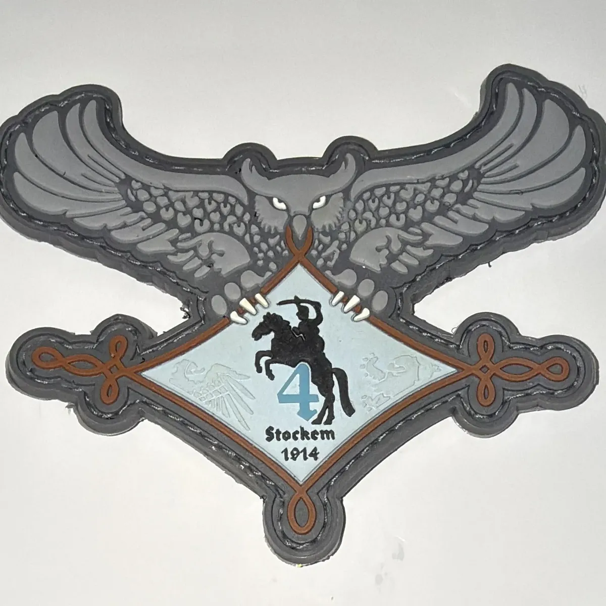 2ème Régiment de Hussards, 4ème Escadron Stockem 1914 (bordure marron foncé)