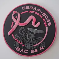 Ecusson PVC Bac 94n Octobre Rose 2024