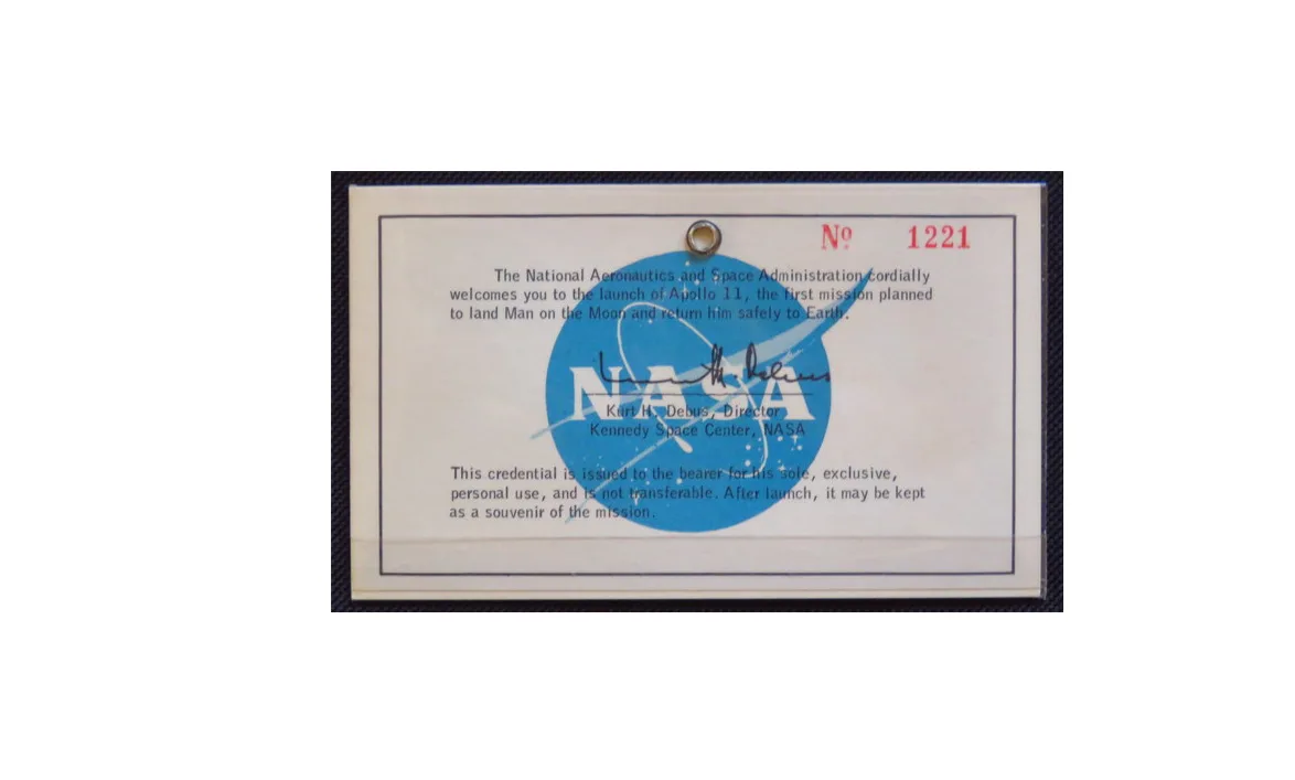 badge invité Apollo-11 – Verso