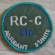 RC-C / Cie SIC / Adjudant d'unité / 53e RT