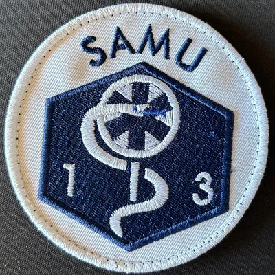 SAMU 13 Marseille Brodé