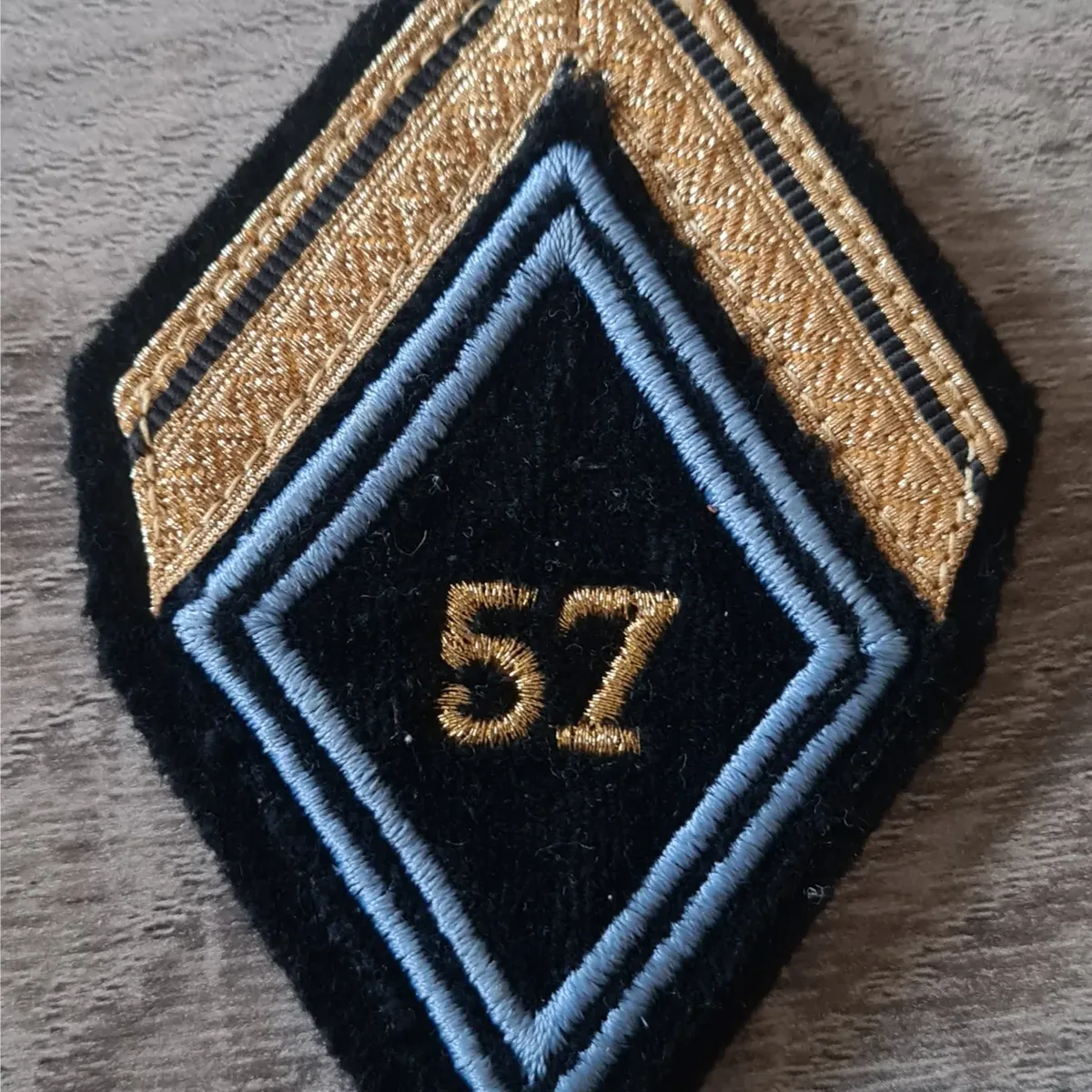 Losange 57eme RT / Modèle Cadre / Sergent Engagé 