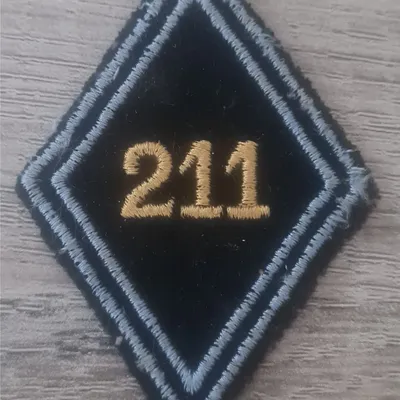 Losange 211eme DT / Modèle Cadre en fil jaune