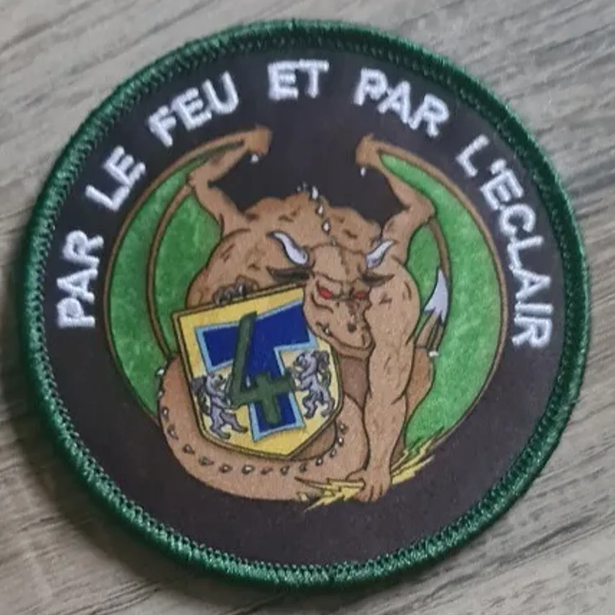 40e RT / 4e Cie / Par le feu et par l'éclair 