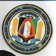 POLMT -Police Opérational Mentoring and Liaison Team - Afghanistan -Mahmud-E-Raqi