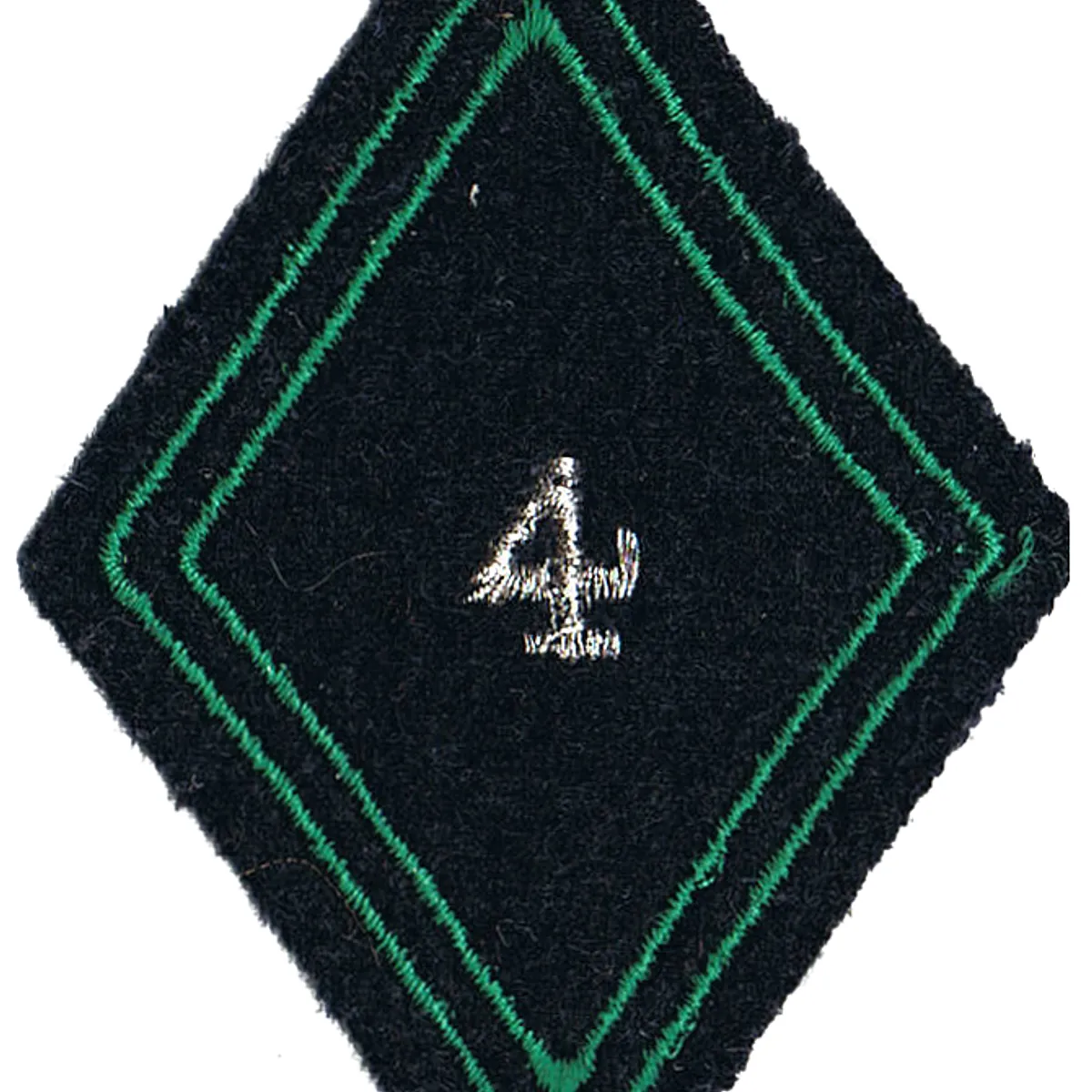 Losange du 4ème Régiment de Chasseurs - Modèle Cadre