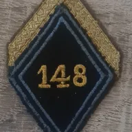Losange 148eme BT / Modèle Cadre en fil jaune / Sergent 