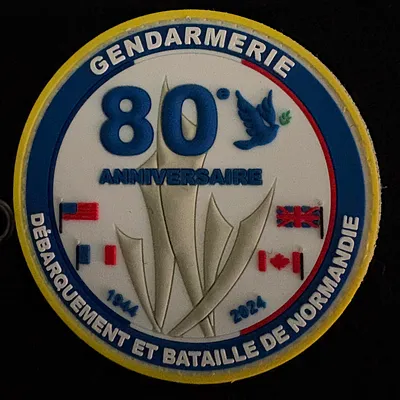 Gendarmerie Nationale - 80ème anniversaire de la Bataille de Normandie (PVC)