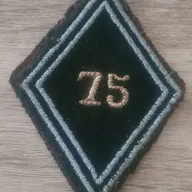 Losange 75eme CTP / Modèle Cadre 